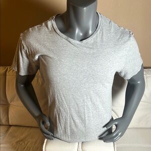 Polo by Ralph Lauren Men’s Gray Short Sleeve Tee Classic Crew Neck Size Large